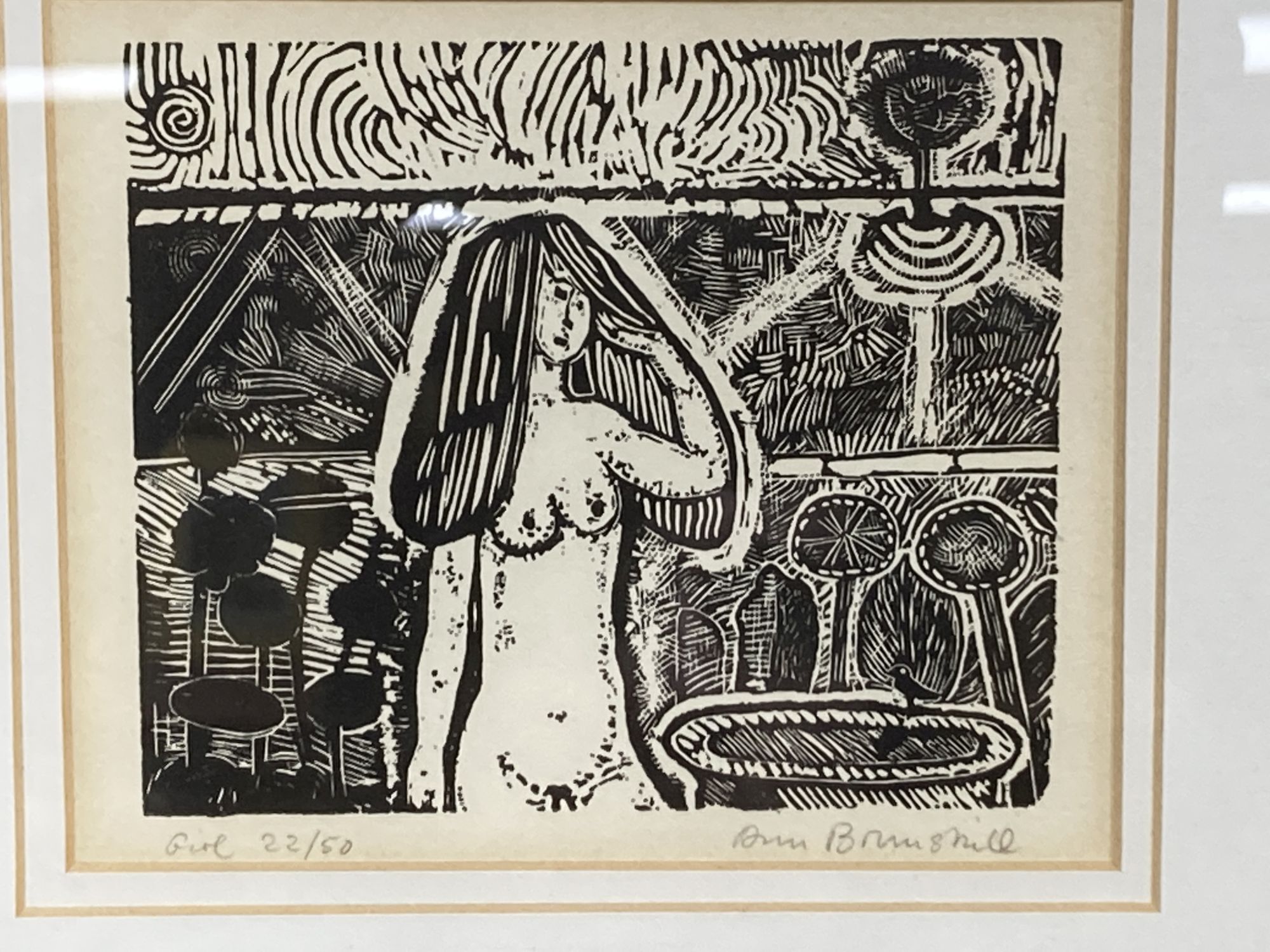 Ann Brunskill RA (1923-2018), a collection of woodblock prints and coloured lithographs, largest 38 x 20cm